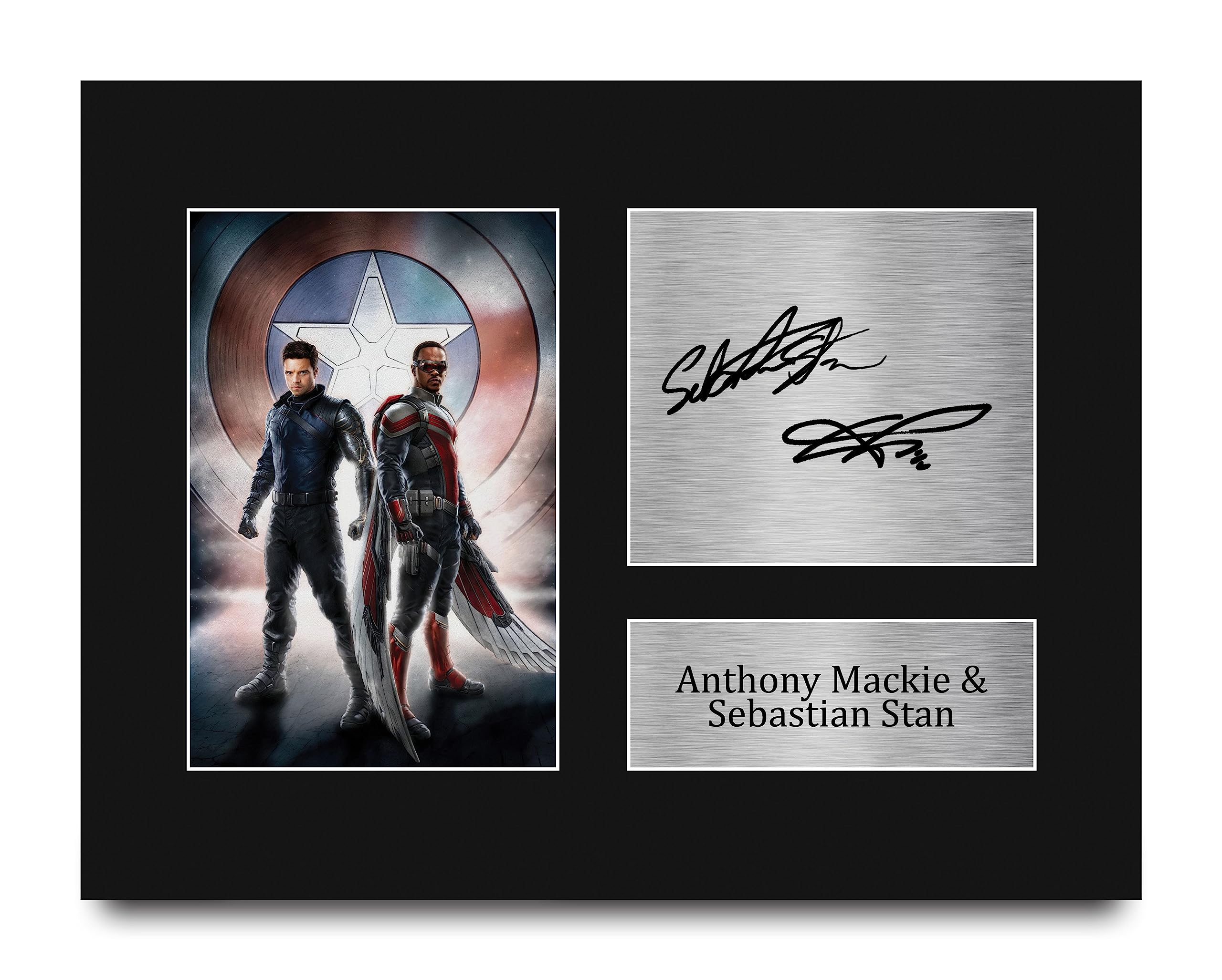 Amazon.com: HWC Trading Anthony Mackie & Sebastian Stan The Falcon